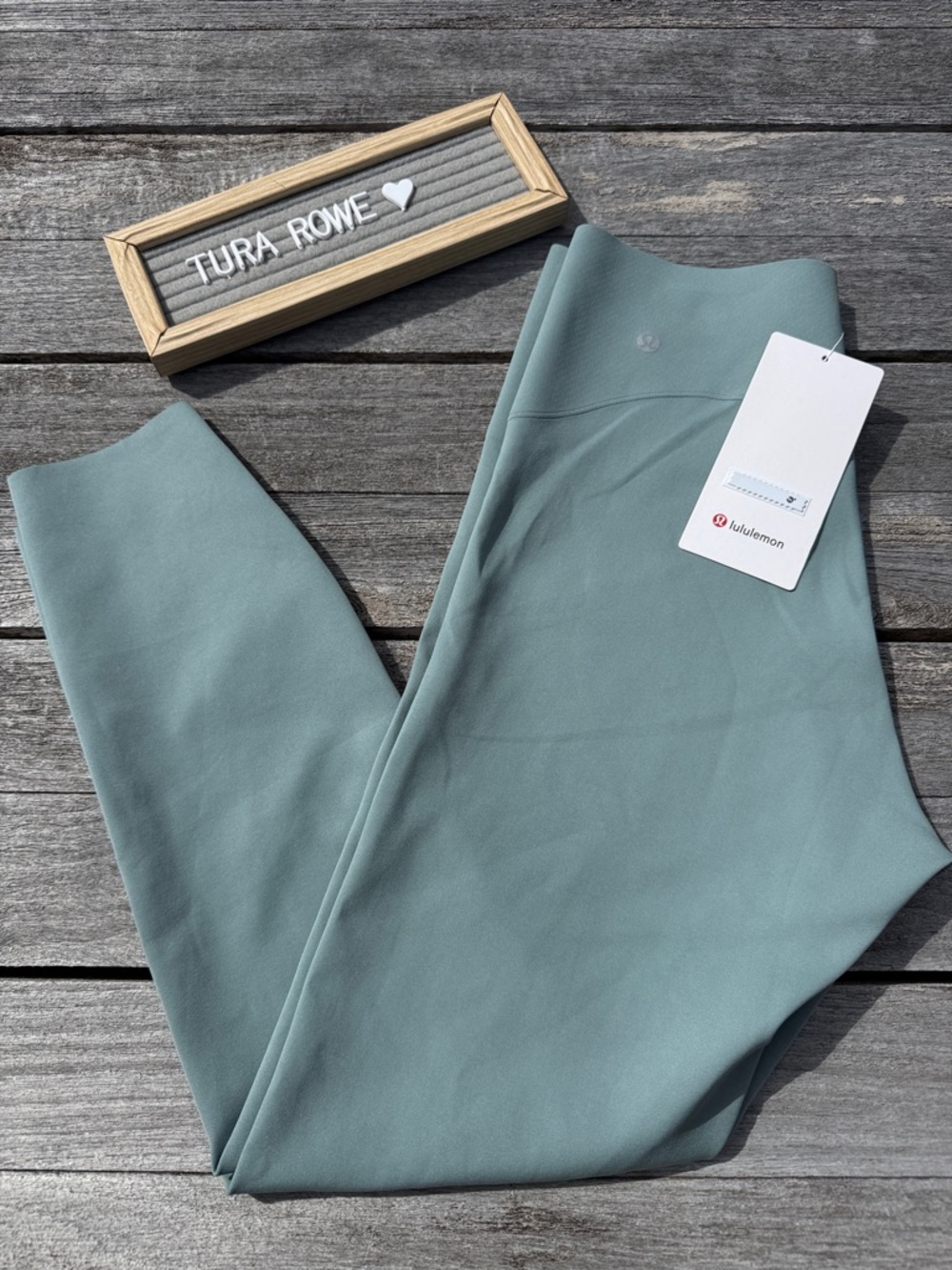 Lululemon Glow Up Super-High-Rise Tight 25" Crater Blue size 10 NWT